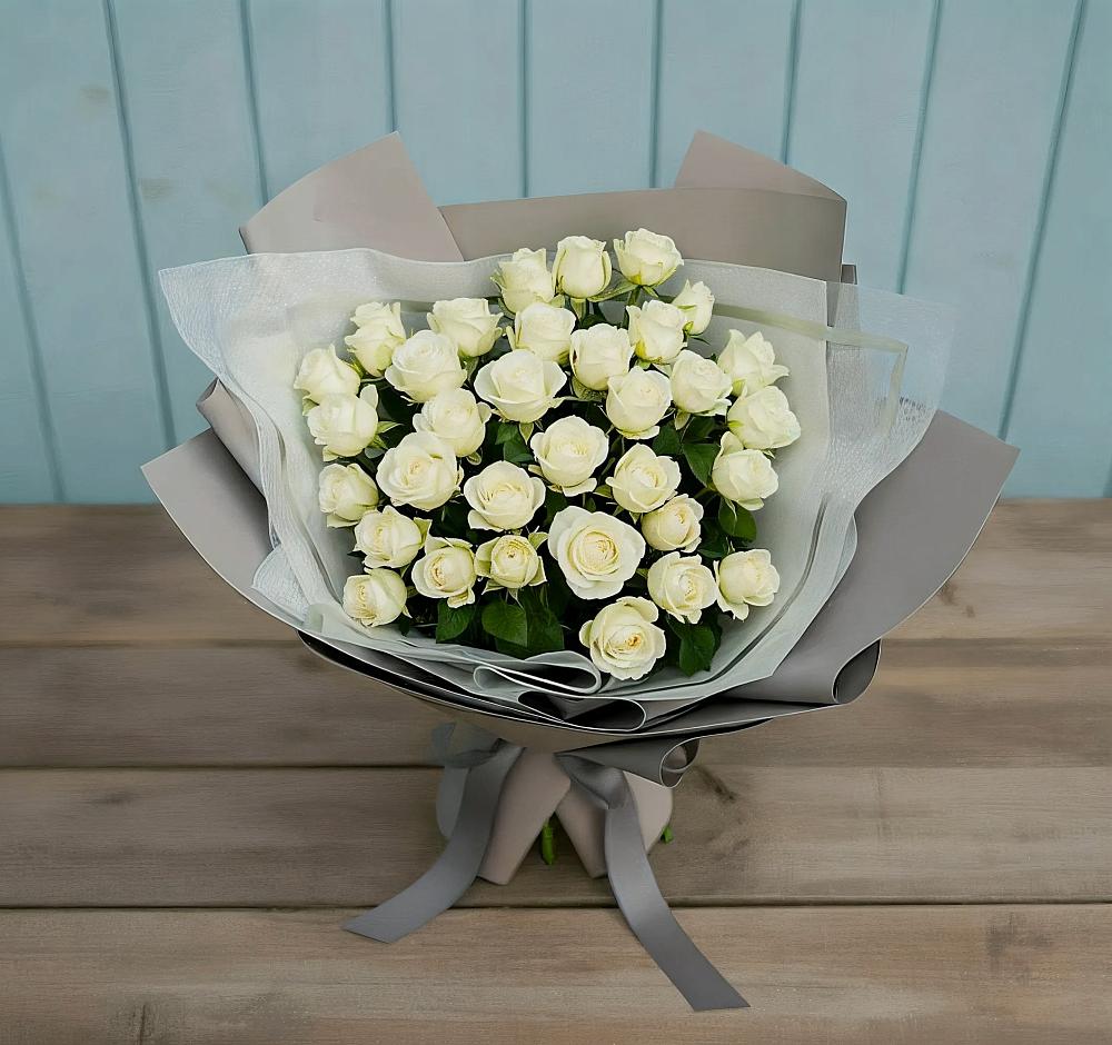Букет Белоснежная нежность в Петровке Республика Крым