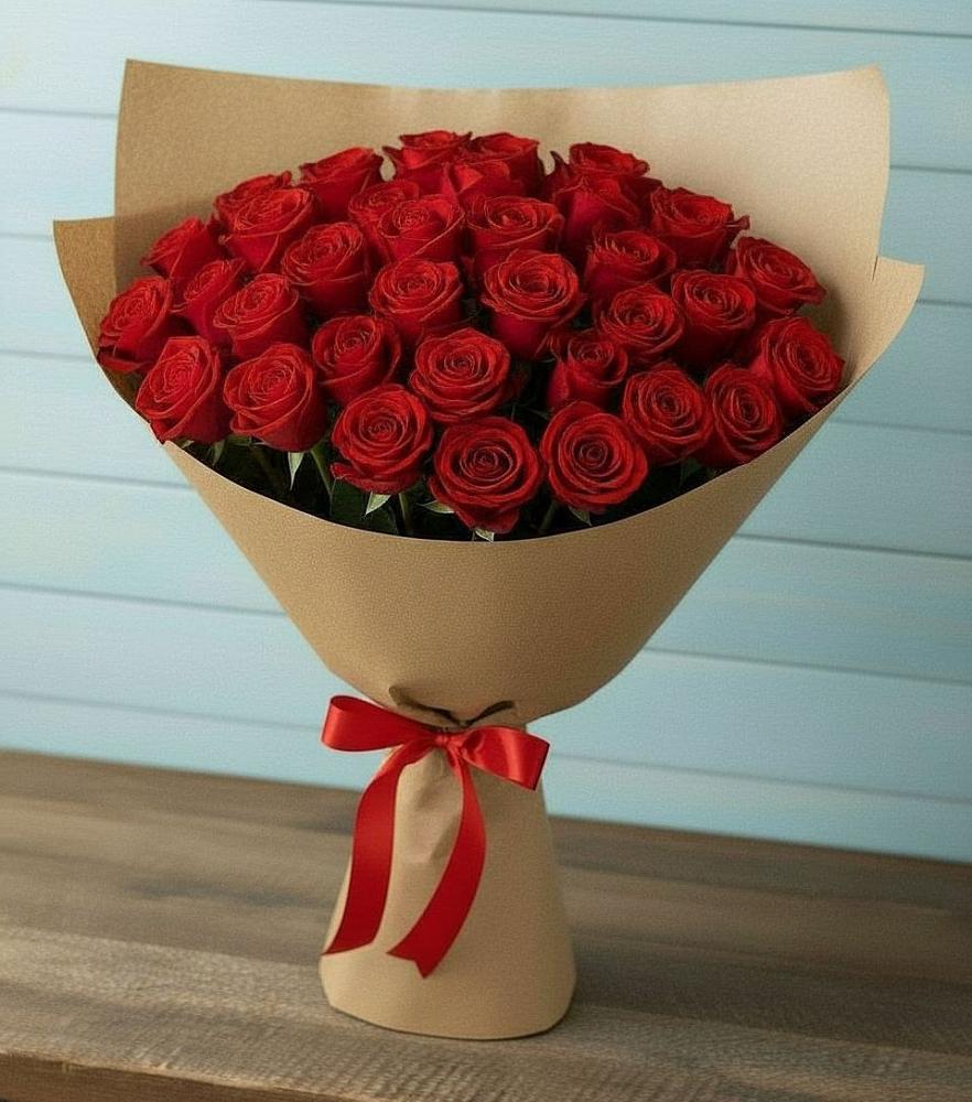 Букет Красные розы Милано в Петровке Республика Крым