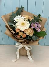 Букет цветов из:  Герберы и Хризантемы в Петровке Республика Крым