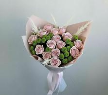 Букет цветов из:  Розы и Хризантемы в Петровке Республика Крым
