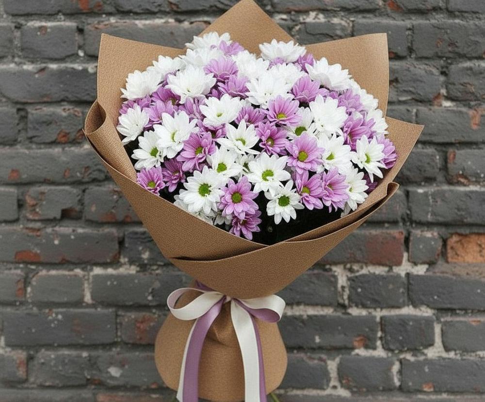 Букет цветов из: Хризантемы в Петровке Республика Крым