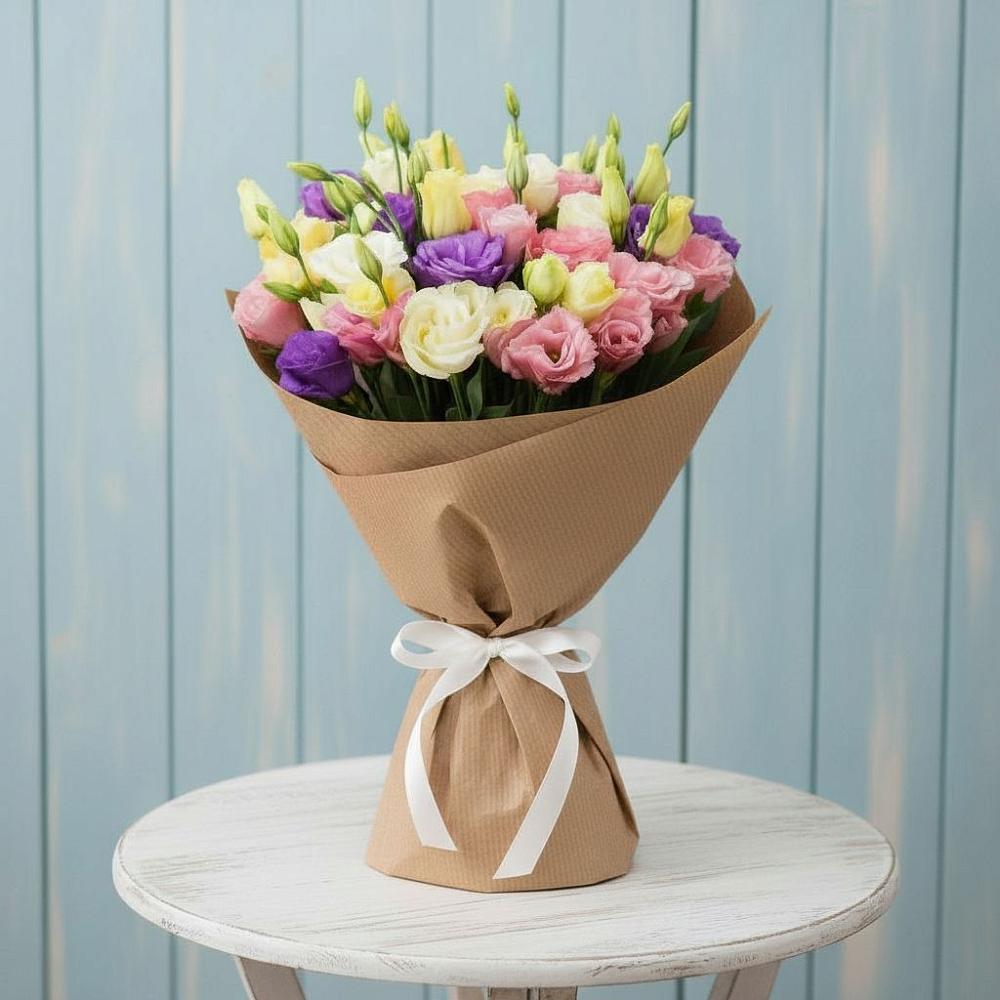 Букет цветов из: Лизиантусы в Петровке Республика Крым