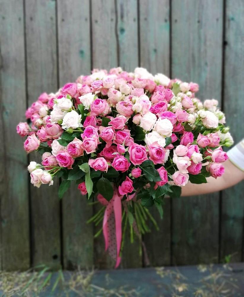 Букет Розовые кустовые розы Натали и Лав Лидия в Петровке Республика Крым