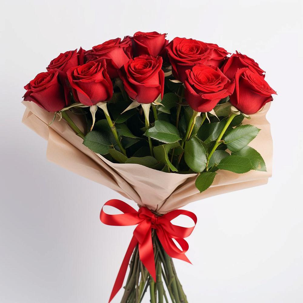 Букет 11 Красных роз Эдлесс Лав в Петровке Республика Крым