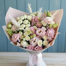 Букет цветов из:  Альстромерии и Розы в Петровке Республика Крым