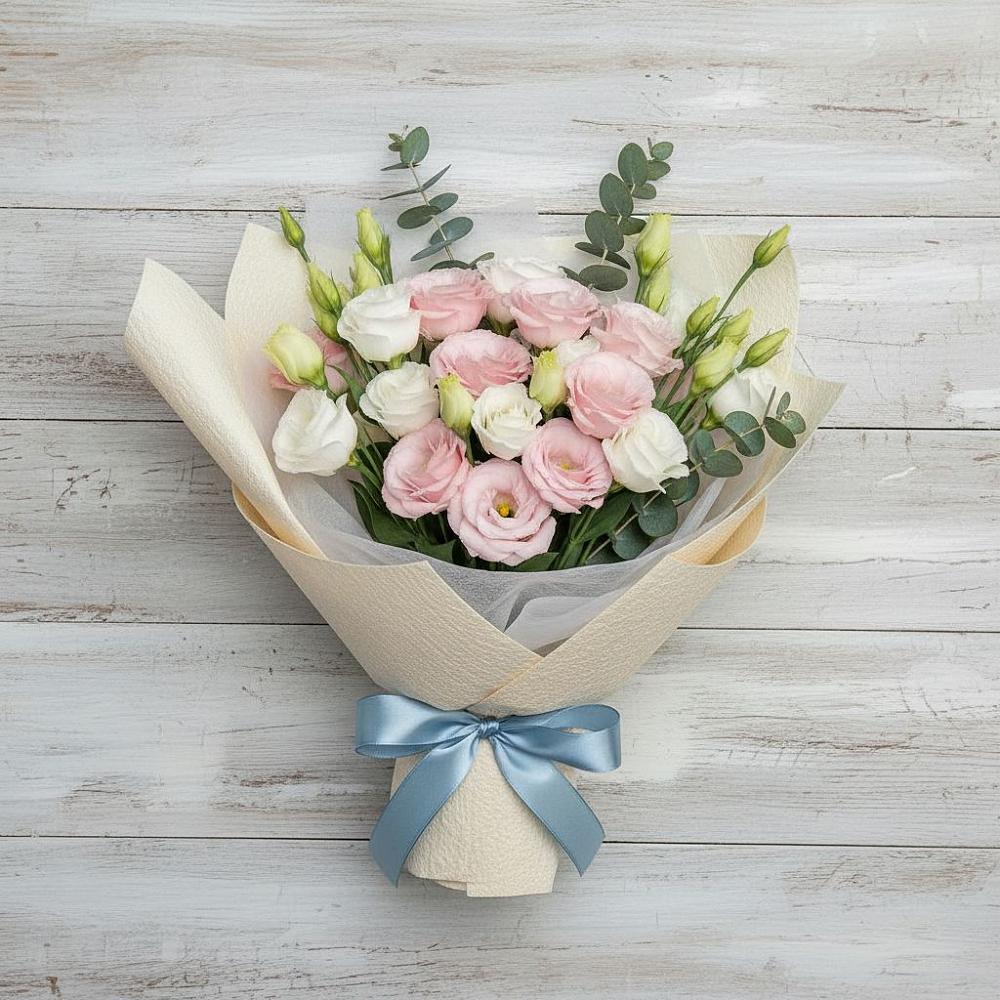 Букет цветов из: Лизиантусы в Петровке Республика Крым